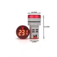 MEDIDOR DE VOLTAJE 22MM 20-500VAC ROJO