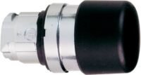 BOTON SEMI-HONGO NEGRO CABEZA DE PULSADOR 22MM