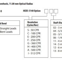 LECTOR DE ENCODER HEDS 500PPR