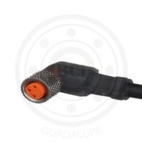 OB CABLE M8 2MTS 3 CABLES PVC CURVO