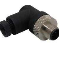 CONECTOR M12 CURVO 4 PINES HEMBRA