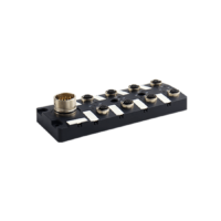 CAJA DE DISTRIBUCION 4XM12 HEMBRA 5 POLOS CON CONECTOR M23 12PIN MACHO