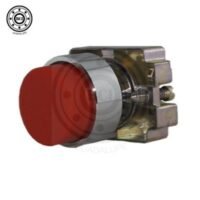 BOTON 22MM SALIENTE MOMENTANEO ROJO  CON BASE