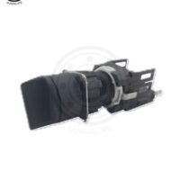 SELECTOR 2 POSICIONES MANTENIDO NEGRO 16MM  MANETA CORTA C/BASE Y 1 CONTACTO N.O.