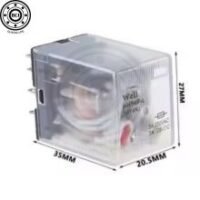 RELEVADOR ELECTROMECANICO 24VDC 10A 8 PINES CON LED INDICADOR
