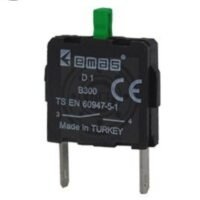 CONTACTO NORMALMENTE ABIERTO MONTAJE EN SOPORTE PARA BOTON DE 16MM