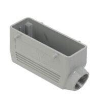 CONECTOR INDUSTRIAL CUBIERTA 24P ENTRADA LATERAL 24P 2 GANCHOS ENTRADA M25