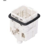 CONECTOR INDUSTRIAL INSERTO 4P MACHO 10A